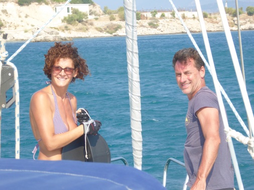 Ulrike und Tommy in Poseidonion