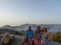 Vom Kloster mit Blick auf Patmos und Insel Archipel
