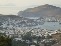 Patmos Stadt vom Kloster
